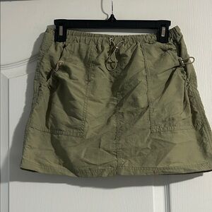 Olive Mini Skirt